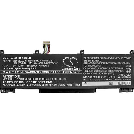 NX - Batterie ordinateur portable 11.4V 3850mAh - HSTNN-IB9PHSTNN-OB1TM01524-1
