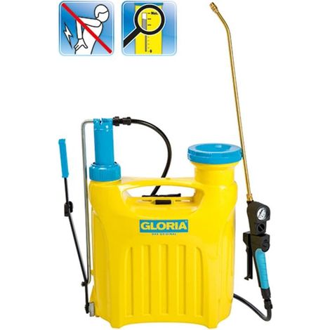 GLORIA Rückensprühgerät Hobby 1200 Gartenspritze 12 L Kolbensprühgerät