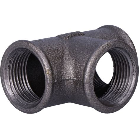 Raccordo a T femmina 1" nero B1, NR25, NR130 (1/2)