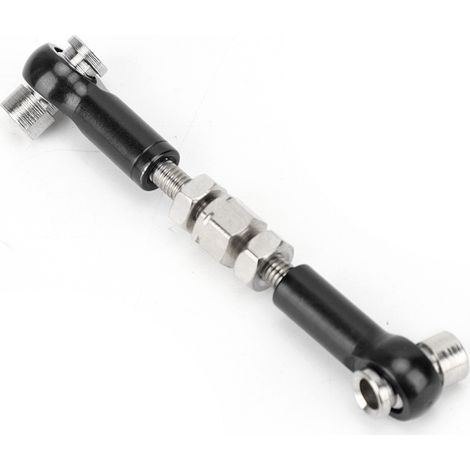 Kit de 6 biellettes de servo réglables pour voiture RC 1/10 Buggy Touring, accessoires 47 mm, noir (1/5)