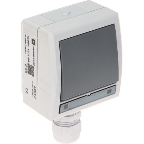 Interruptor de escalera electroplástico AQUANT-LS1/S/EPN 250V 10A
