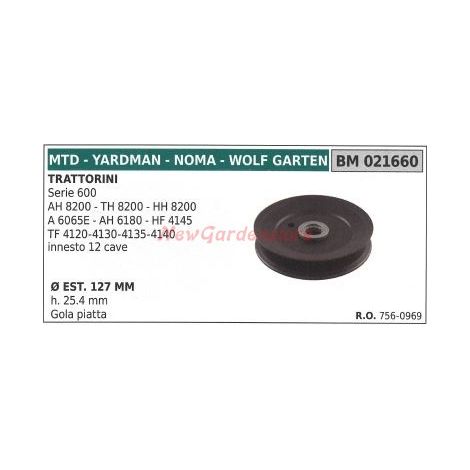 Polea para tractor cortacésped segadora serie 600 MTD 021660