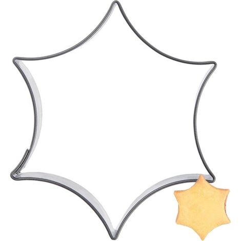 Ausstechform „Stern“ aus Stahl, 5,5 cm (1/5)