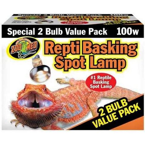 Zoo Med - Lampada riscaldante per rettili, 2 Pezzi (1/2)