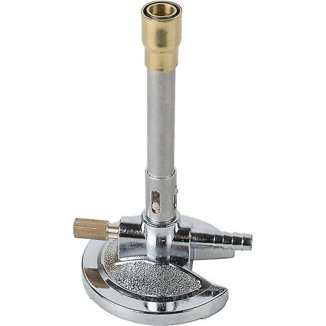 Lampe de laboratoire rotative et réglable avec stabilisateur de flamme et évent pour gaz (1/5)