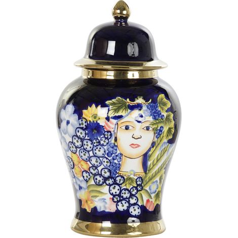 Porzellanvase 22x222x42 Multikolor -Seiten -Porzellan -Material Farbe Multicolored Vase Family Details (1/4)