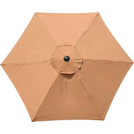 GARRYFIZH Housse de rechange pour parapluie, 6 os, 3M, étanche, protection UV, remplacement, kaki (1/5)