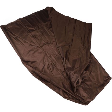 Funda protectora Mano para muebles de jardín, impermeable, de poliéster 190T, color marrón café, dimensiones 97 x 60 x 130 cm, 1 unidad para jardín y terraza. (1/5)
