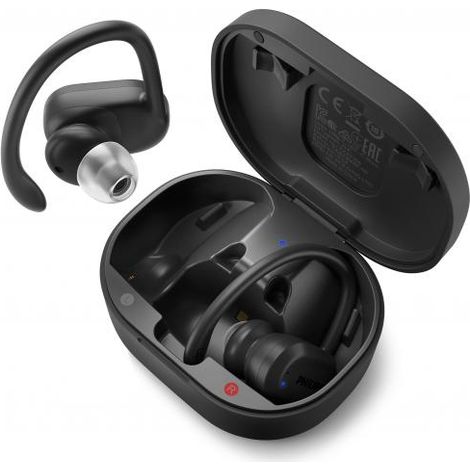 Philips 7600 series TAA7306BK/00 cuffia e auricolare Wireless A clip, In-ear Sport Bluetooth Nero (1/4)