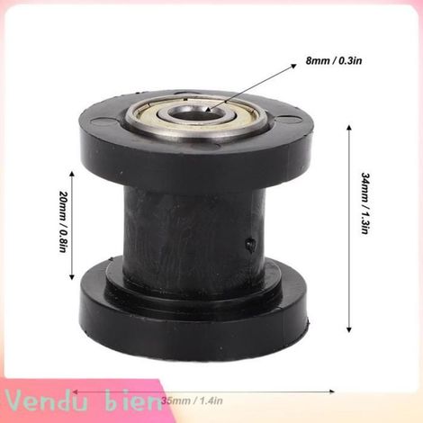 Rouleau Tendeur De Chaine - Acier Et Plastique A Roulements A Billes - Pour Mini Velo - 1 Piece (1/5)