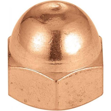 100 Ecrous Borgnes Décolletés M4 mm - NFE 27453 - Laiton - D-Work
