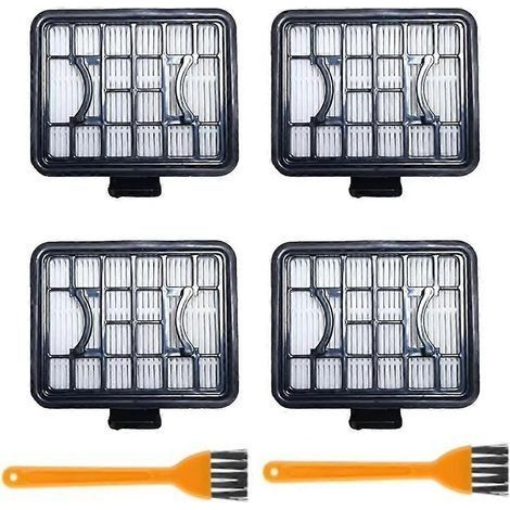 Filtre aspirateur Compatible avec Bosch Gas 18V-1 GAS18V-1 GAS18V-2 GAS18V-3N (remplace 1600A011RL 1600A017AC) Lot de 4 filtres + 2 brosses (1/5)