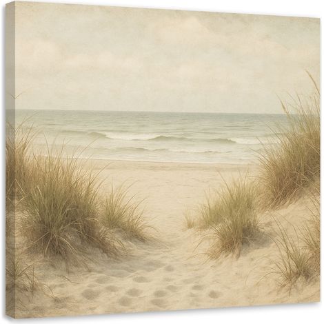 Wandbild Dünen Strand Landschaft 30x30 cm (1/5)