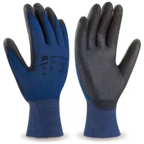 GUANTE NYLON POLIURETANO FINO 9 (688NYPUUA/9) - MARCA