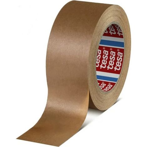 Verpackungsklebeband Papier tesa® 60408 chamois L.50m B.50mm TESA (1/3)