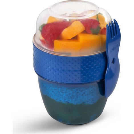 Sistema Capsule To Go Andare Attacco Snack, Polipropilene, Verde Acqua, 515 ml (1/5)