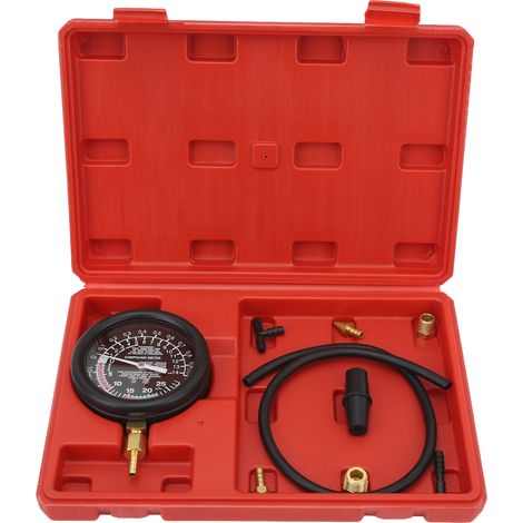 Testeur de pression de pompe à carburant pour voiture avec raccords collecteur 14mm 18mm, outil de diagnostic de fuite et mesure de pression (1/5)