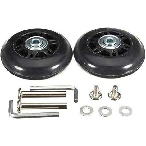 Roues de rechange pour valise, 50 x 18 mm, 1 paire (1/4)