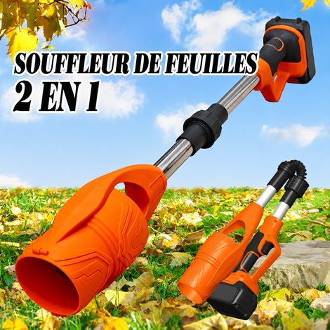 Souffleur pliable LF01 gris 21V 5 cellules 1 batterie dépoussiéreur sans fil 400W 45 × 17 × 13 cm 1,8 kg – Livraison gratuite (1/4)