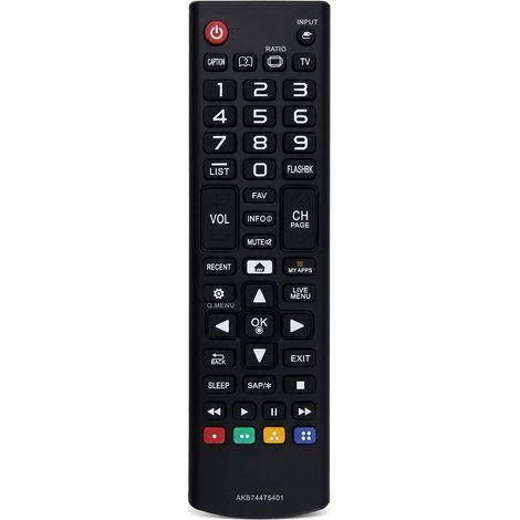 Mando a distancia de TV compatible con LG AKB74475401 (1/5)