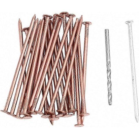 3,5-Zoll-Kupfernägel, 25er-Packung zur Baumstumpfentfernung, Vegetationszerstörungsspitzen, robuste Befestigungsmaterialien (1/5)