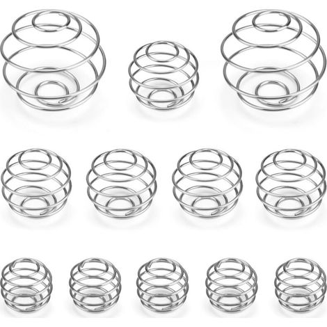 12-Piece Anti-Clump Baby Bottle Mixer, Baby Bottle Mixer, Mixer Ball in Three Sizes, Suitable for Wine Shakers, Sports Cups, and Glasses (1/4)