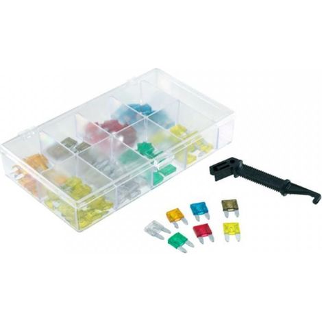 kit 100 mini sicherung 11x16x4mm flach steckbar rms für motorrad