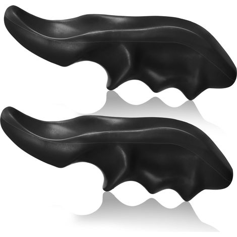 Lot de 2 outils de massage noirs pour la protection des doigts – Masseurs tissus profonds – Massage par pression (1/4)