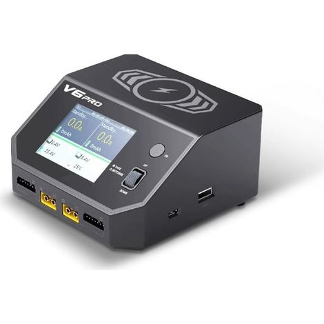 Chargeur/Déchargeur de Batterie 700W 32A avec Support de Charge sans pour Voiture RC et Drone de Course FPV, Prise EU (1/5)