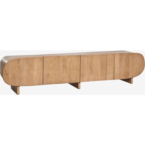 Mueble TV 220x40 cm en madera de mango Agathe SKLUM (1/5)