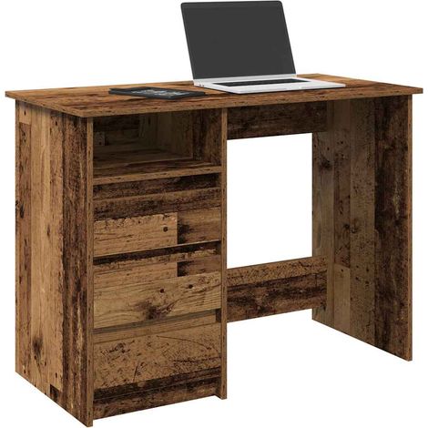 Schreibtisch Altholz-Optik 102x50x75 cm Holzwerkstoff