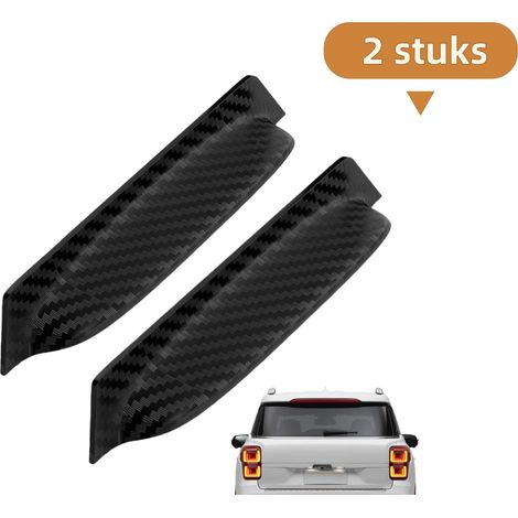 Lot de 2 housses de pluie pour caméra de recul, protection imperméable à vision panoramique 360 degrés, universelle pour toutes les voitures, noires (1/5)
