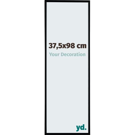 yd. - Cadre photo 37.5x98 - Noir Mat - Plastique - Evry