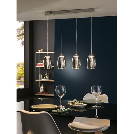 LAMPARA NEBULA  4L LED CROMO (1/4)
