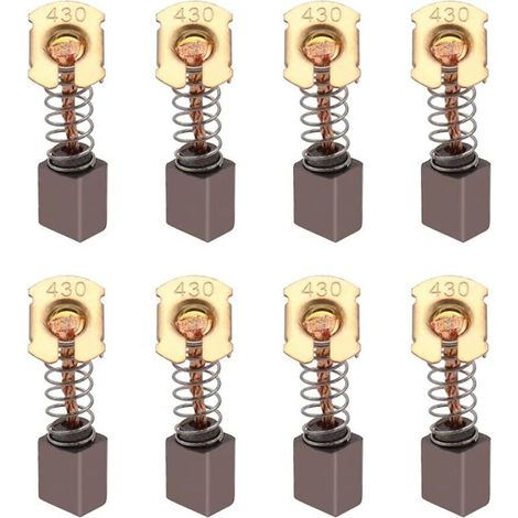 8 Pièces Balais de Moteur en Carbone CB430 Brosses de Carbone pour Outils électriques Balais en Charbon Universel Charbon pour Perceuse Charbon pour Machine Electrique (1/5)