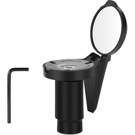 Rückspiegel E Bike Spiegel Fahrrad Rückspiegel Konvexspiegel Mini Rückspiegel 360° Drehung Wasserdicht Hochauflösend Acrylspiegel für gerade und (1/5)