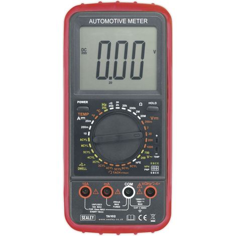 Sealey 11-Function Digital Automotive Multimeter TA102