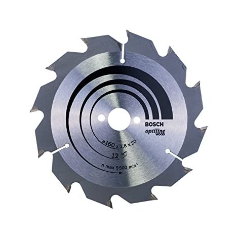 Bosch PRO Wood Circular Saw Blade 160 x 1.8 x 20 mm T12 2608641170