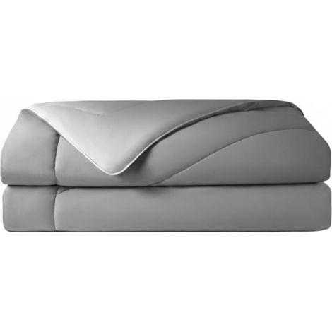 Cooling Blanket, Cooling Blanket, Summer Quilt, Lightweight Throw, Breathable, Air Permeable Structure, Soft Feel Fabric, Grey, Extra Large 229x275 cm (1/5)