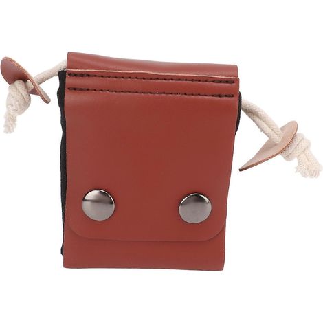 Sac de cueillette extérieur en toile et cuir PU, pochette de récolte à ceinture pour camping, poche utilitaire à suspendre pour fruits et champignons. (1/5)