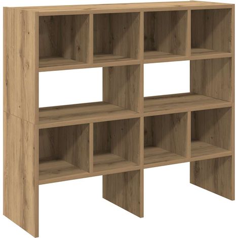 Maison Exclusive - Zapateros 2 uds apilables roble artesanal 89,5
