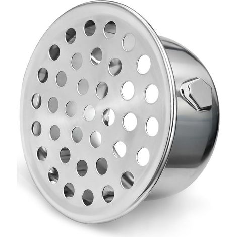 Bouchon d'extrémité pour tuyau de ventilation en PVC de 5 cm (2 pouces), avec filet anti-insectes durable en acier inoxydable 304, anti-oiseaux et anti-débris, installation facile. (1/5)