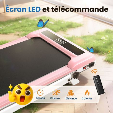 3-in-1-Klapp-Laufband – 8 % Steigung – Geschwindigkeit 1–10 km/h – LED-Anzeige – 3,0-PS-Motor – Lauffläche 38 x 92 cm – Max. 130 kg – Mit Fernbedienung – Maße 104 x 53 x 95 cm – Ständer (1/5)