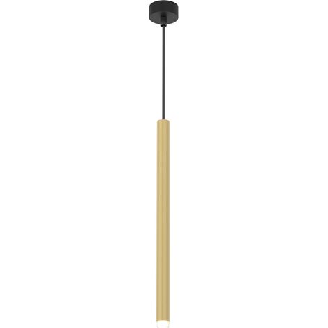 Suspension Monza tube laiton/noir 1xG9 Milagro Ø10cm (1/5)