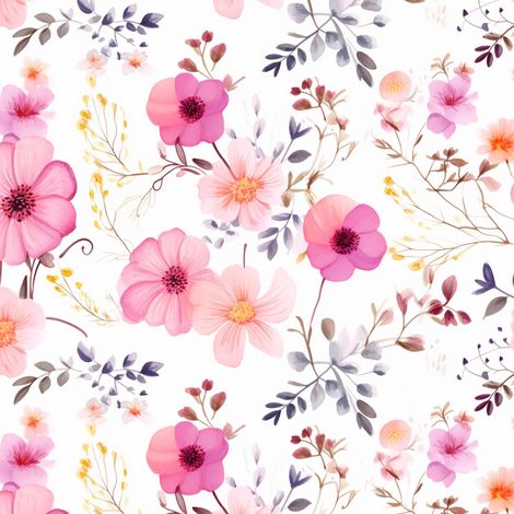 Tela decorativa para exteriores Oxford - Estampado floral - DX2118 (1/5)