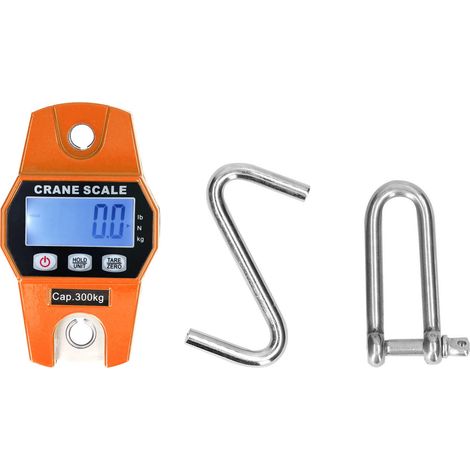 Balance suspendue numérique LCD, 300 kg, portable, pour ferme, pêche et extérieur (1/5)