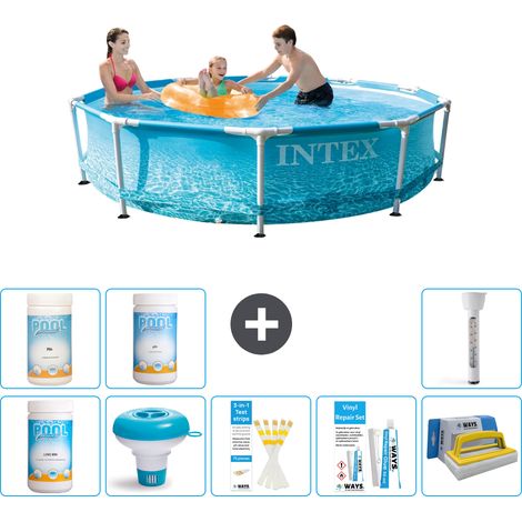 Intex Piscine Tubulaire Ronde - 305x76 cm - 9-pièces  S43218 (1/5)