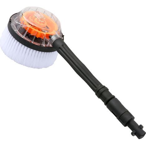 Brosse de jardin rotative automatique pour pistolet à eau de lavage de voiture à haute pression Karcher Leroy brosse à eau de lavage de voiture à joint universel (1/5)