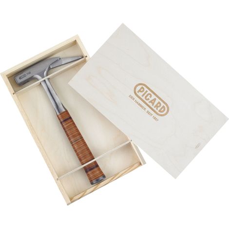 PICARD Ganzstahl-Latthammer Nr. 790 geraut DIN 7239 mit Holzkiste