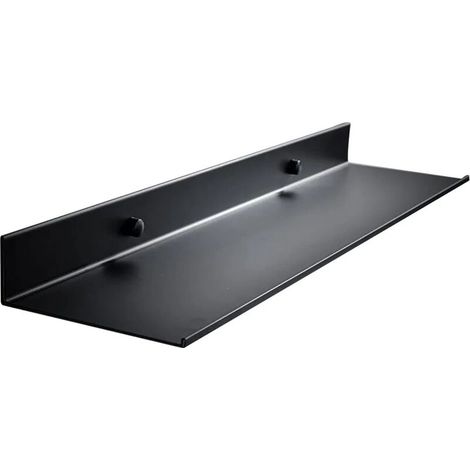Tablette de Douche Noire Etagere Douche Étagère de Douche Étagère Murale Flottante Organiseur Douche Rangement Tablette de Douche pour Salle de Bain et Cuisine